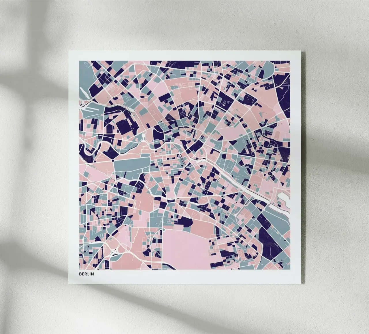 Berlin III plexiglass da The Cartography Collection