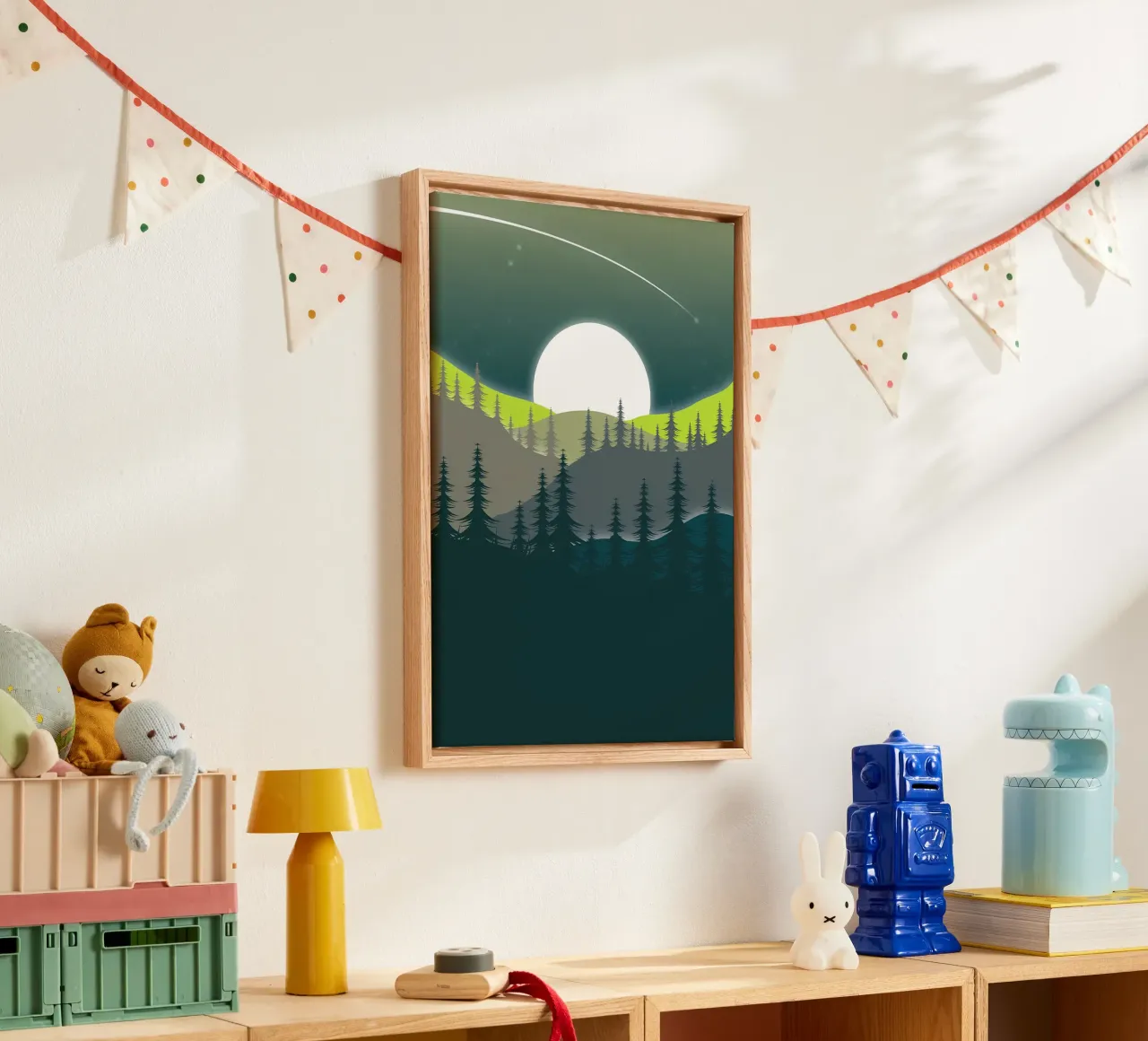 Green Landscape canvas by Bartosz Powalka