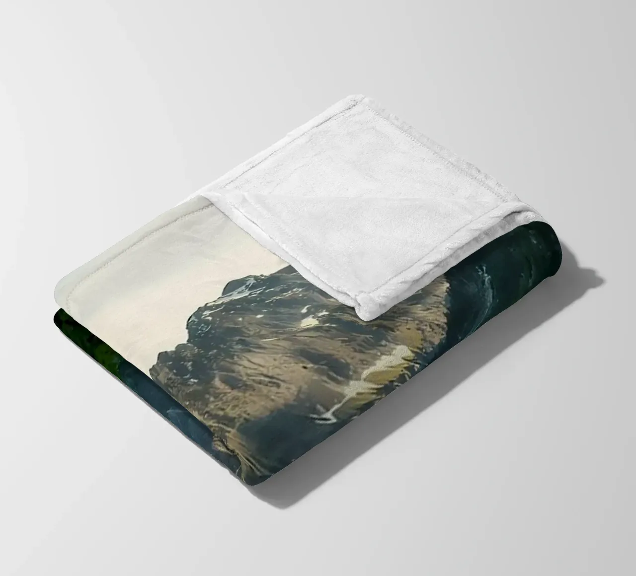 Towering Cliffs fleece blanket by Matthew Katz