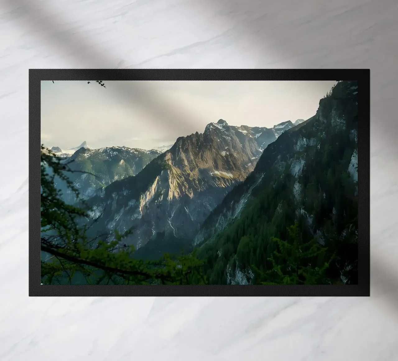 Towering Cliffs doormat by Matthew Katz