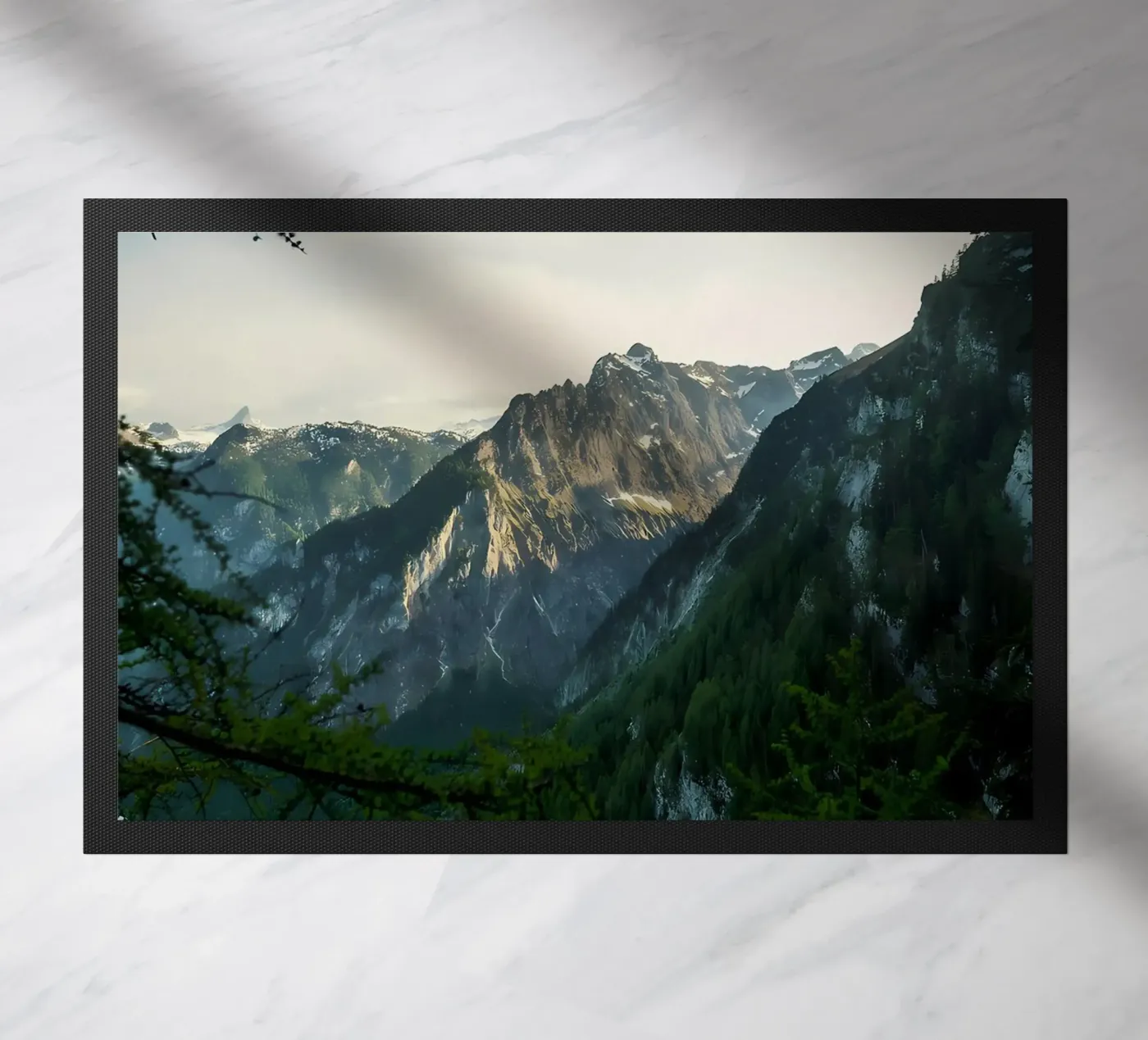 Towering Cliffs doormat by Matthew Katz