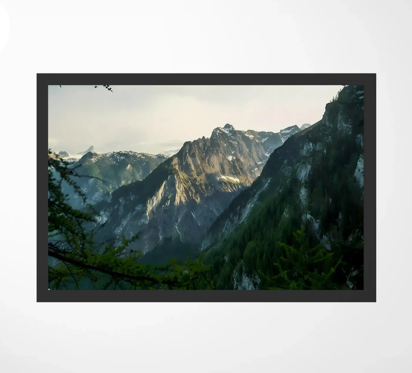 Towering Cliffs doormat by Matthew Katz