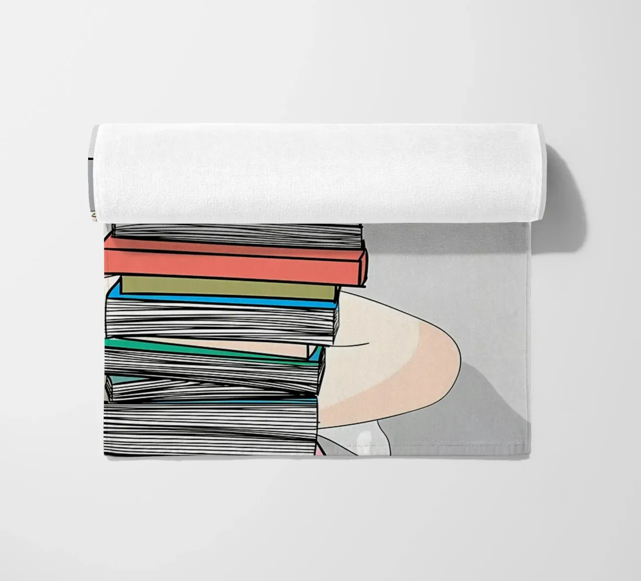 The Children Study Hard beach towel by Aiden Garcia