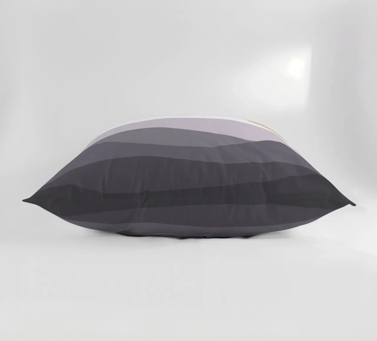 Mountain hill art decorative cushion by Bartosz Powalka
