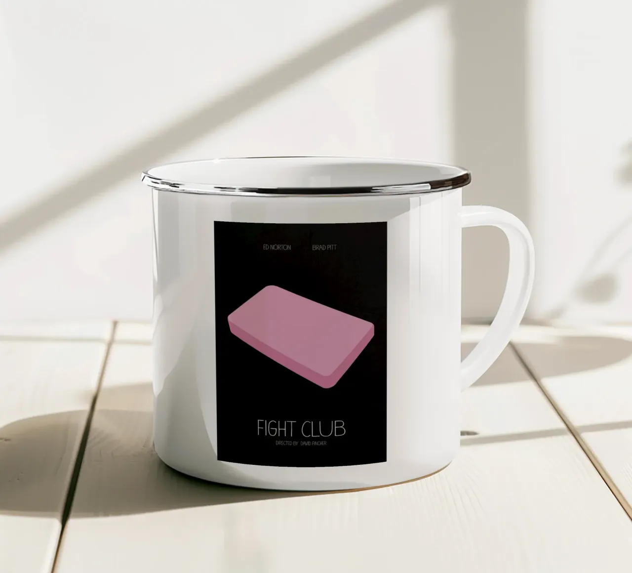 Fight Club tazza in smalto da Calm The Ham