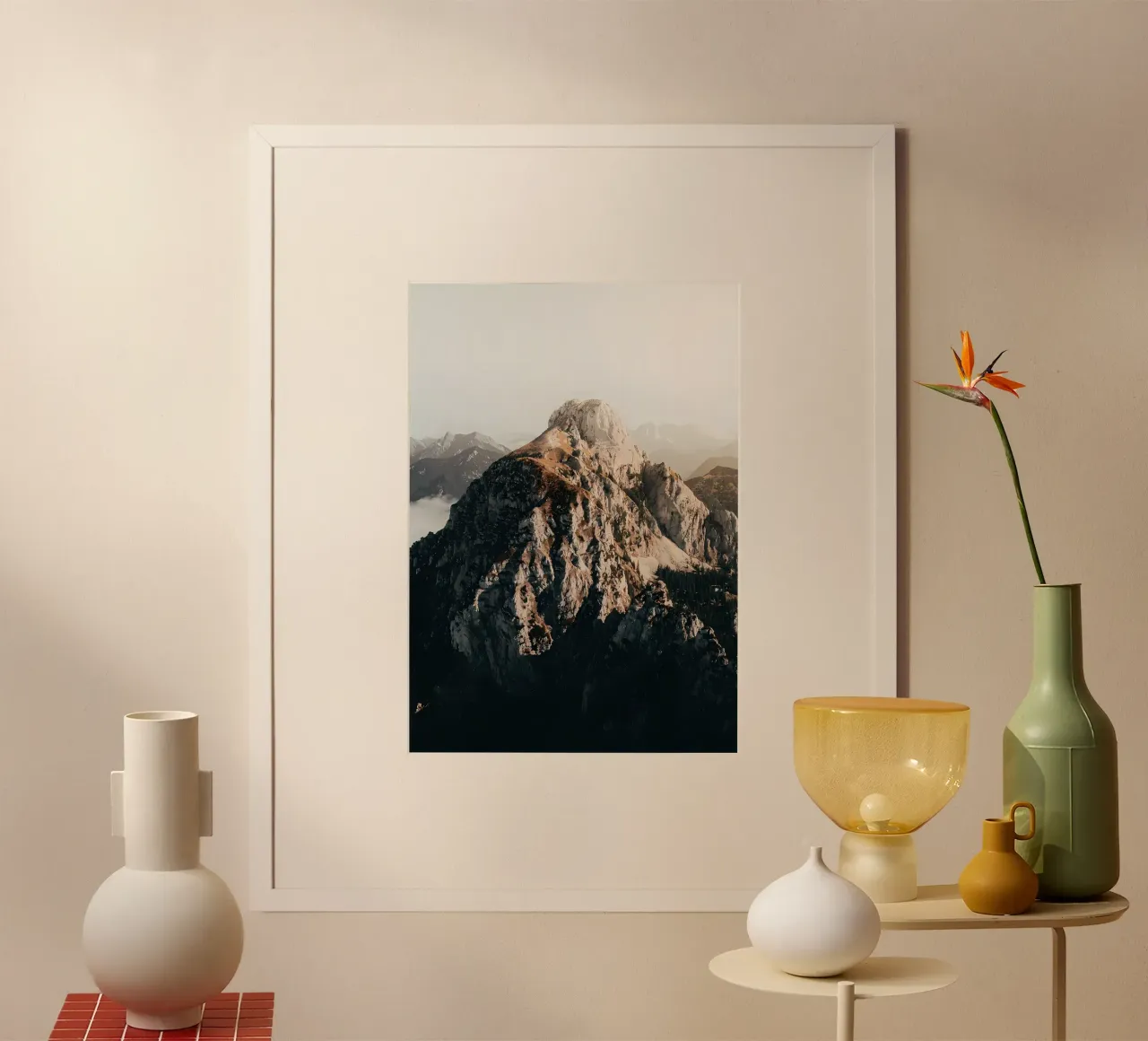 Montagna al tramonto poster da Matthew Katz