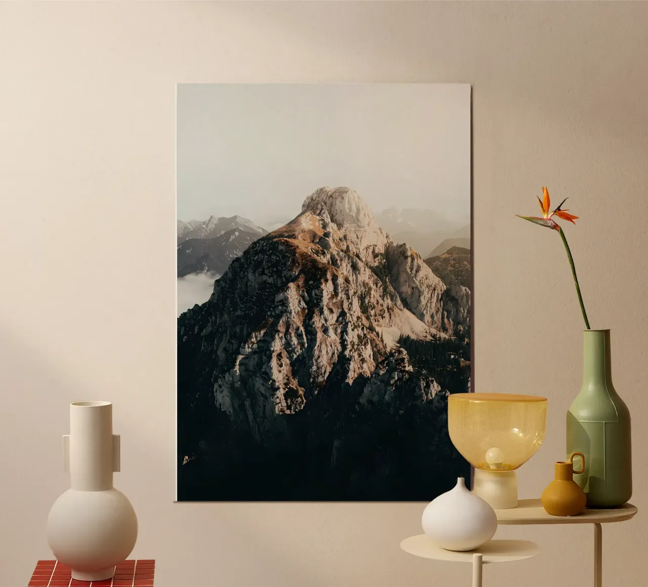 Montagna al tramonto poster da Matthew Katz