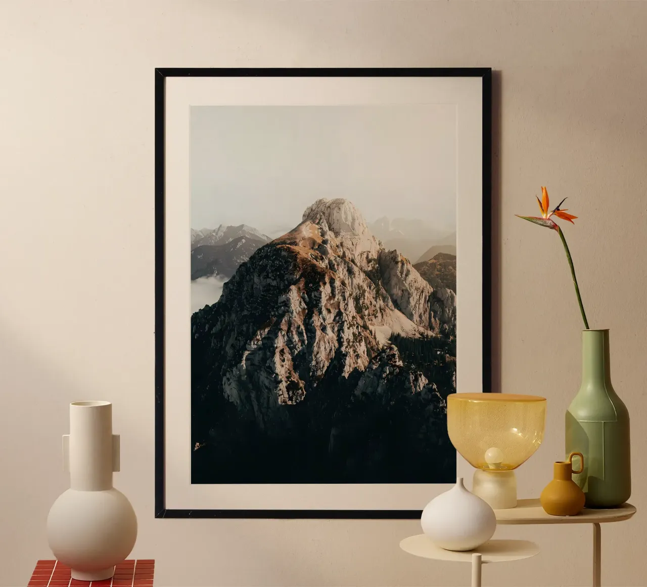 Montagna al tramonto poster da Matthew Katz