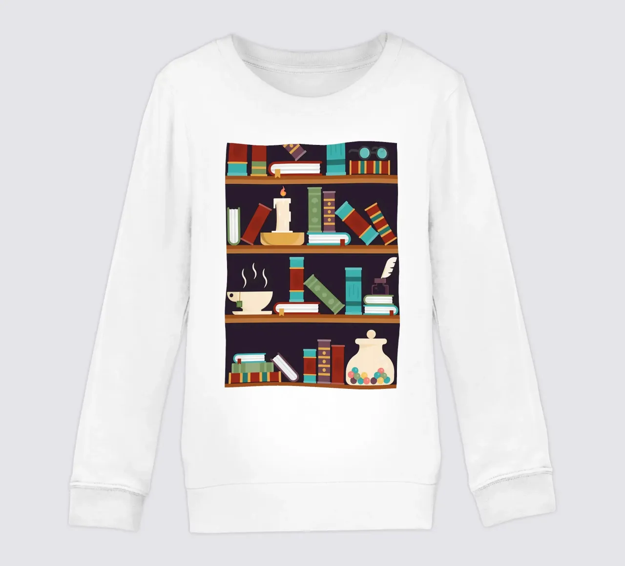 Biblioteca mistica felpa bambino da Aiden Garcia