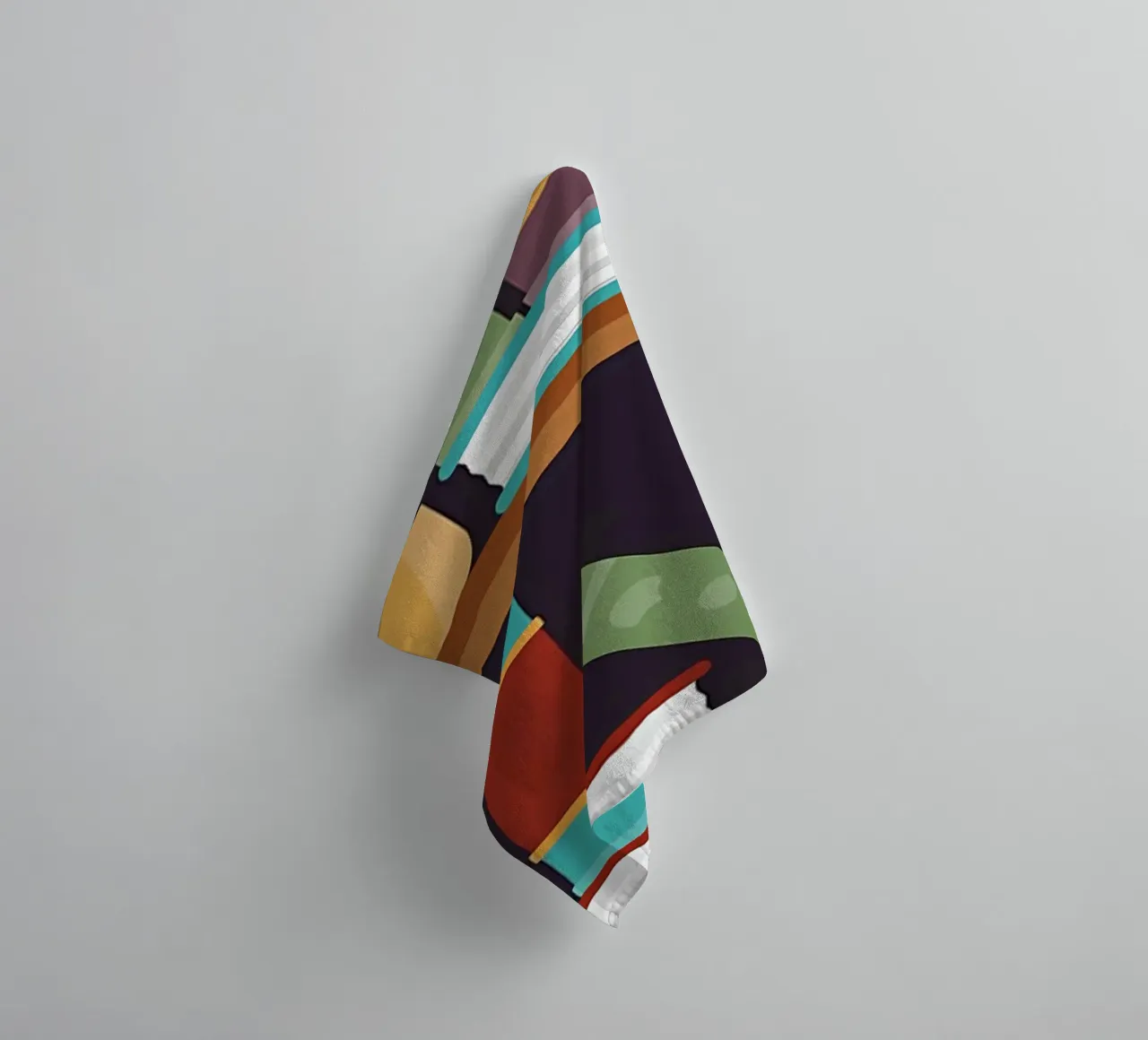 Mystical Library towel by Aiden Garcia