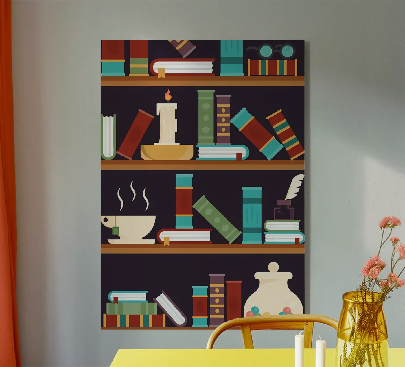 Mystical Library plexiglass da Aiden Garcia