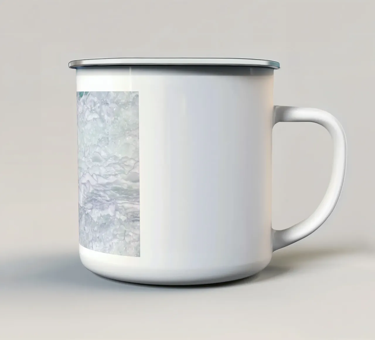 Boiling Water tazza in smalto da Nur Mut
