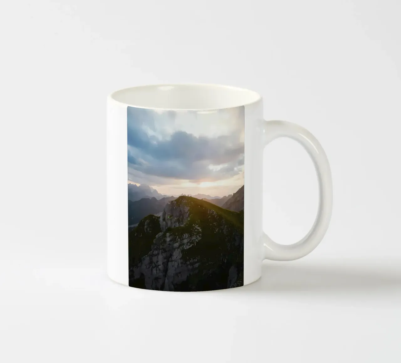 mountain nature friend ceramic mug by Matthew Katz