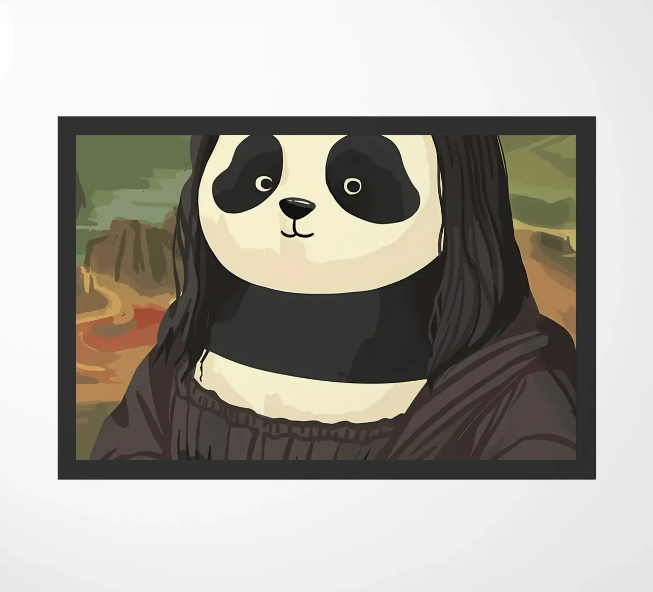 Panda in Monalisa Style zerbino da Adrian Patel
