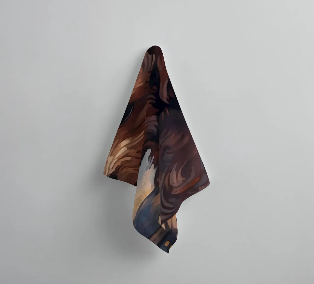 Cavoodle Starry Night towel by Adrian Patel
