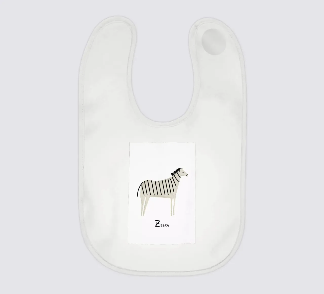 Zebra Babylätzchen von Little Flourishes