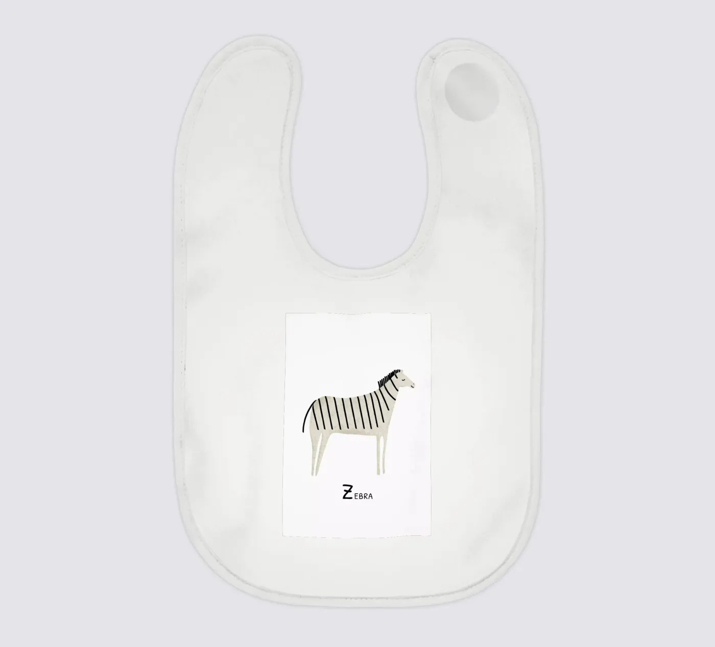 Zebra Babylätzchen von Little Flourishes