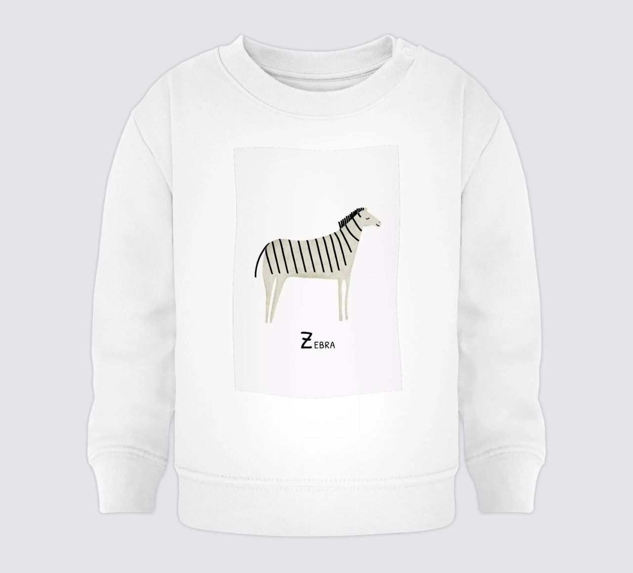 Zebra felpa neonato da Little Flourishes