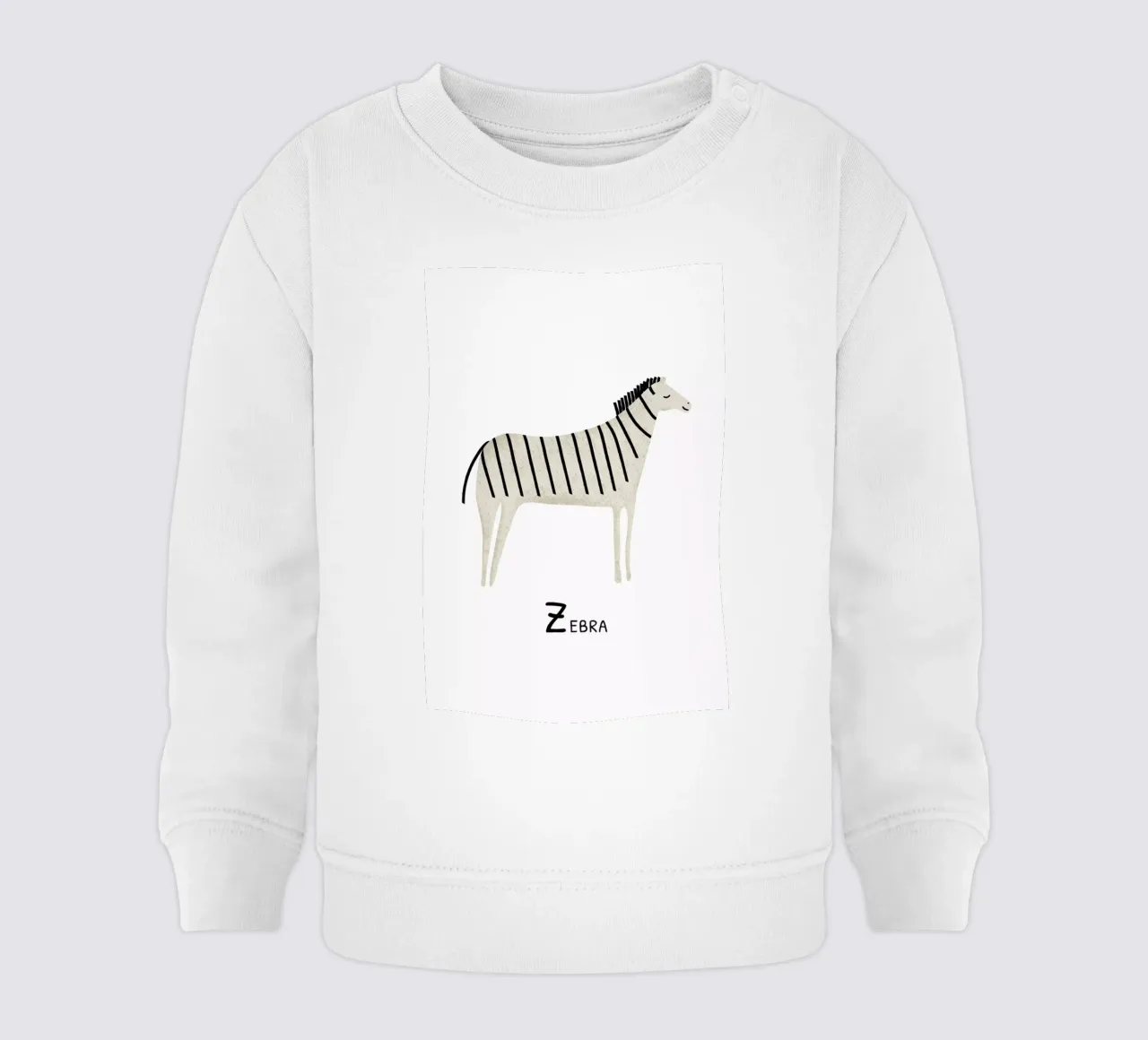 Zebra felpa neonato da Little Flourishes