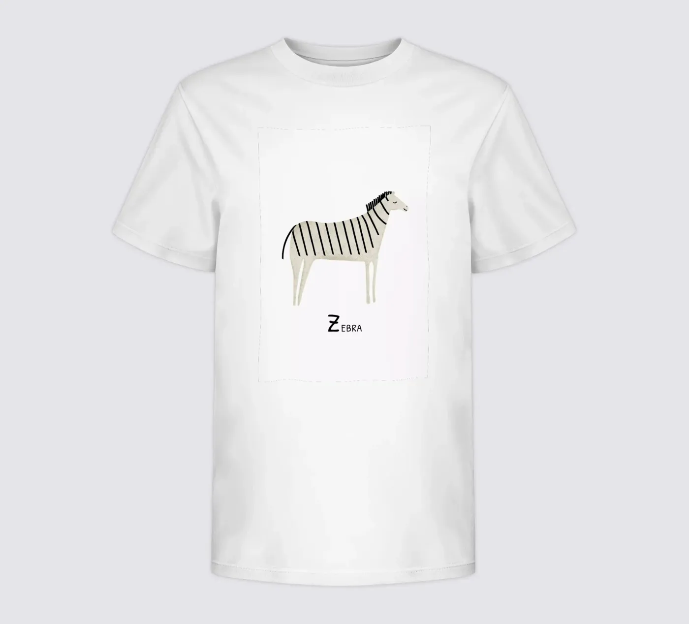 Zebra t-shirt bambini da Little Flourishes