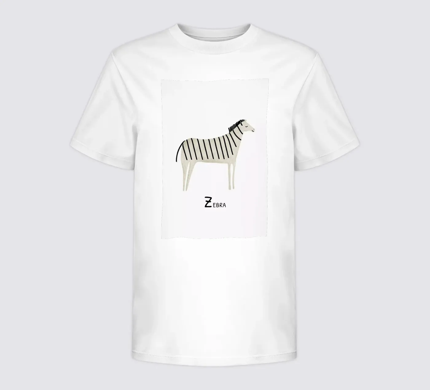 Zebra t-shirt bambini da Little Flourishes