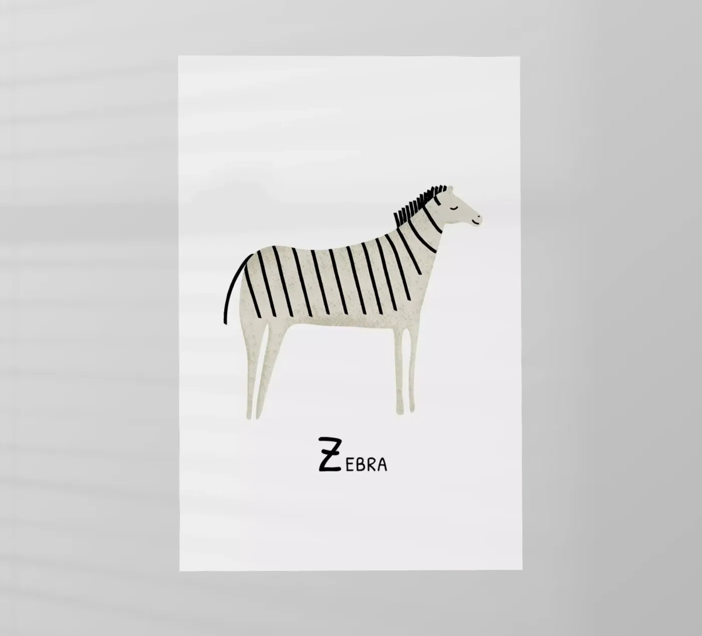 Zebra pellicola backlit da Little Flourishes