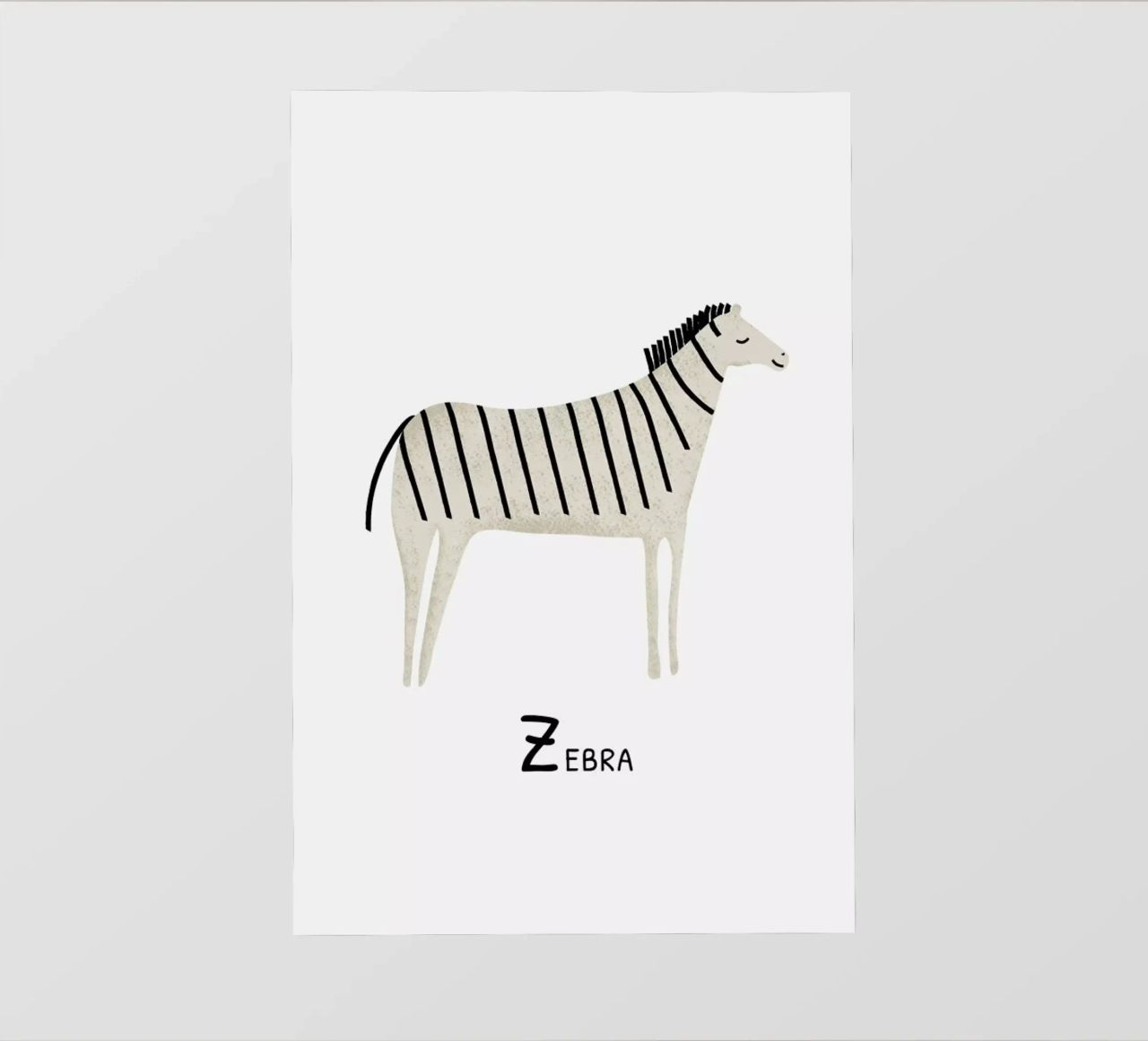 Zebra pellicola backlit da Little Flourishes