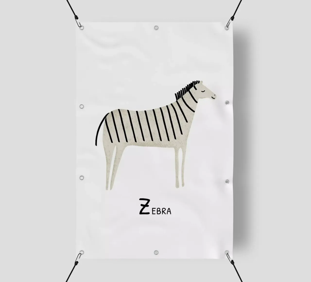 Zebra telo in pvc da Little Flourishes