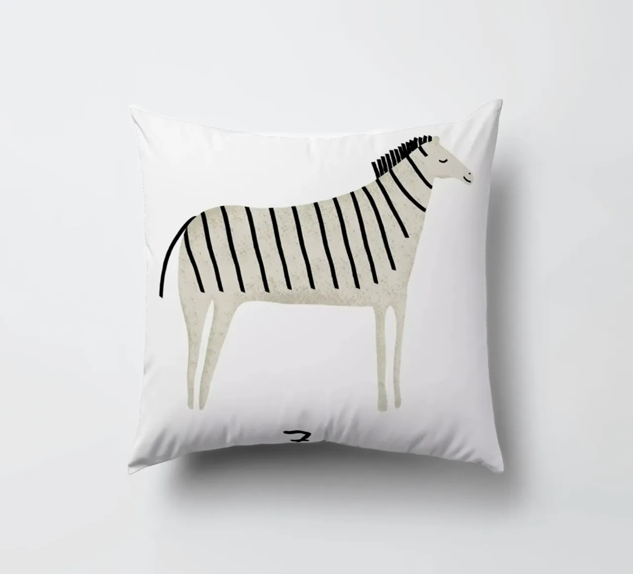 Zebra cuscino da Little Flourishes