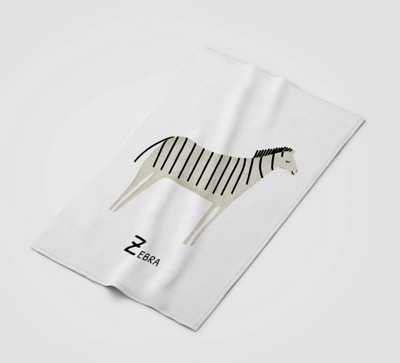 Zebra coperta in pile da Little Flourishes