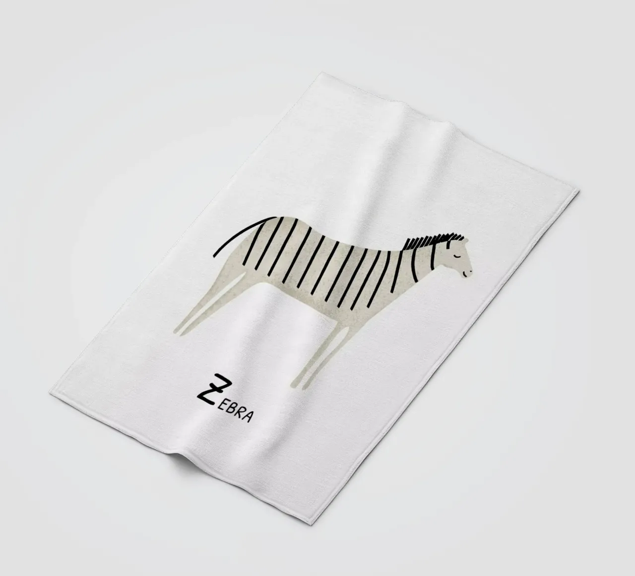 Zebra Fleecedecke von Little Flourishes