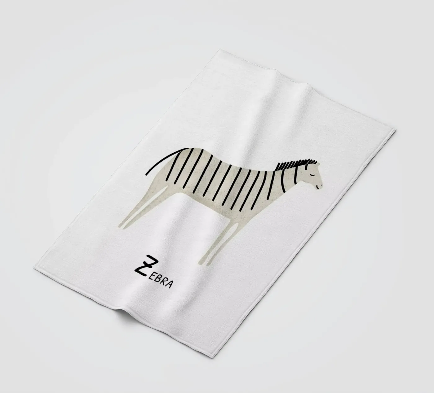 Zebra plaid polaire de Little Flourishes