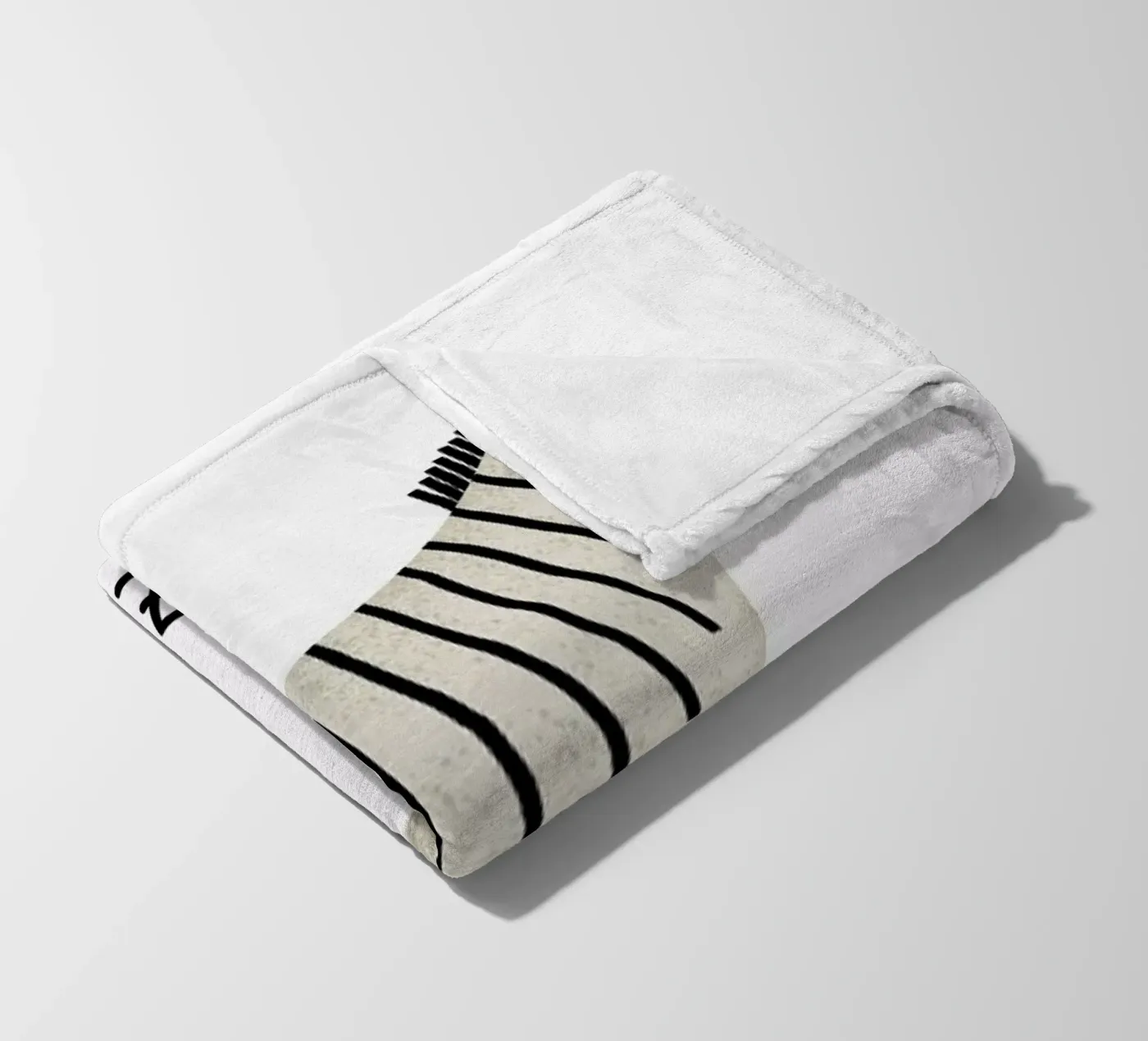 Zebra plaid polaire de Little Flourishes