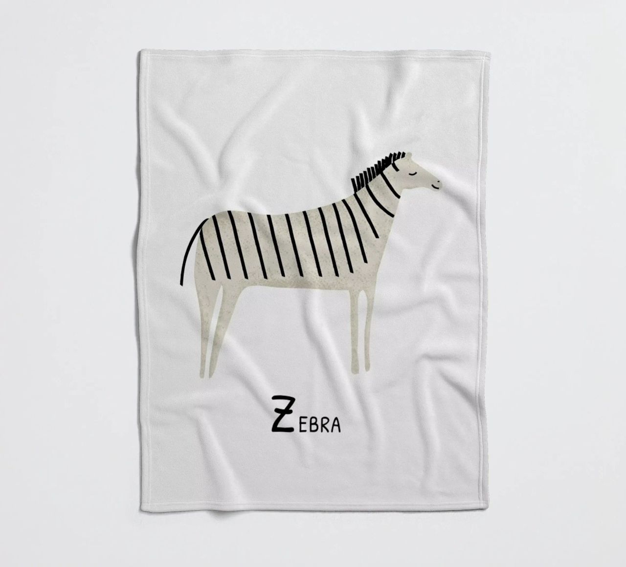 Zebra coperta in pile da Little Flourishes