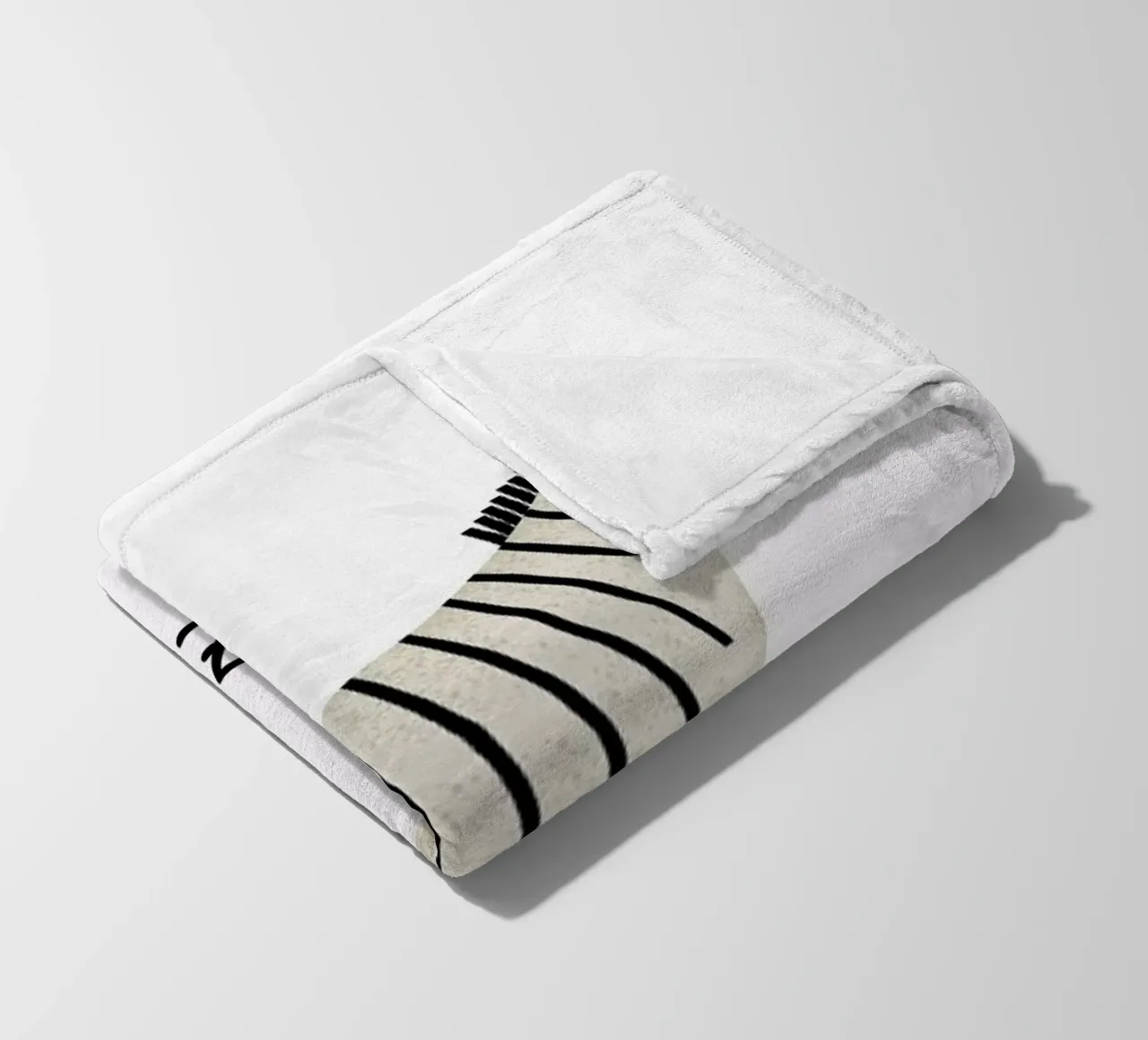 Zebra Fleecedecke von Little Flourishes