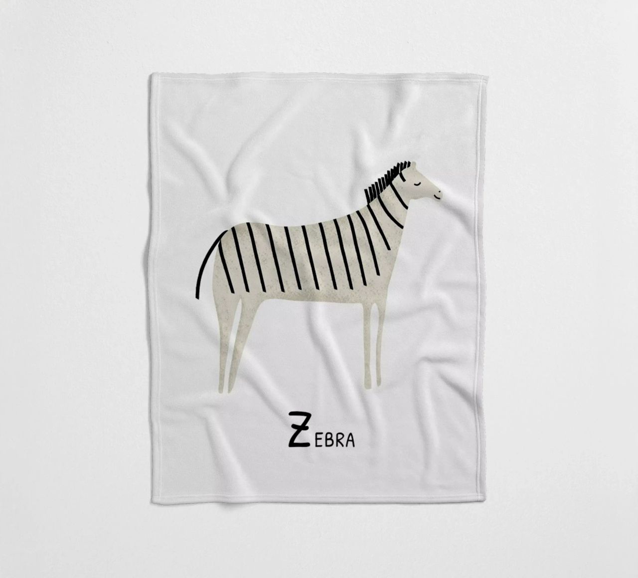 Zebra coperta in pile da Little Flourishes