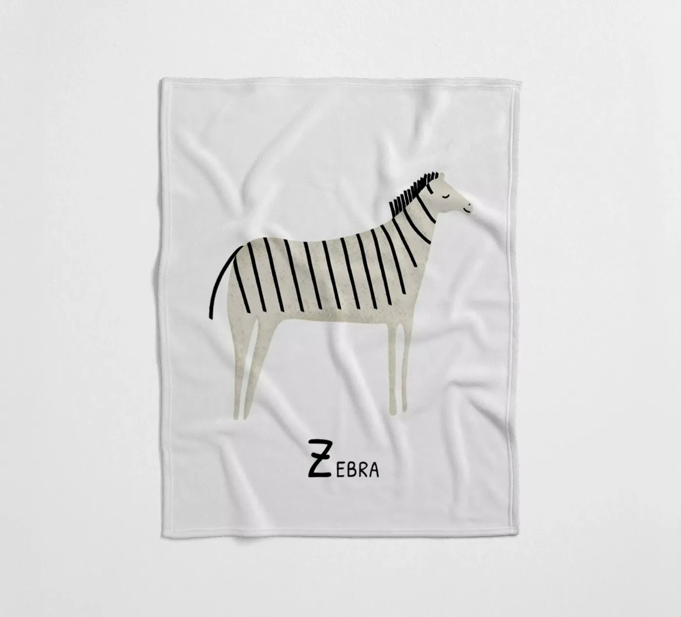 Zebra plaid polaire de Little Flourishes