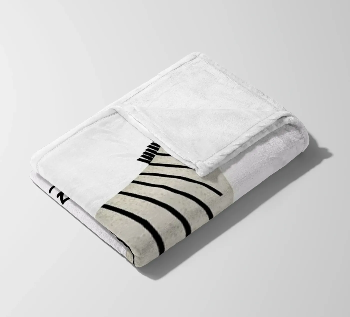 Zebra Fleecedecke von Little Flourishes