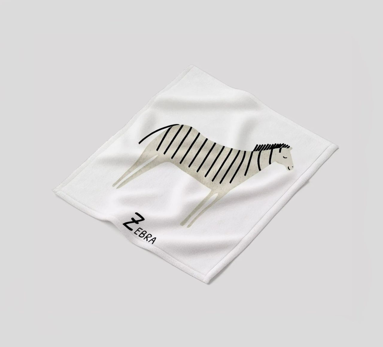 Zebra coperta in pile da Little Flourishes