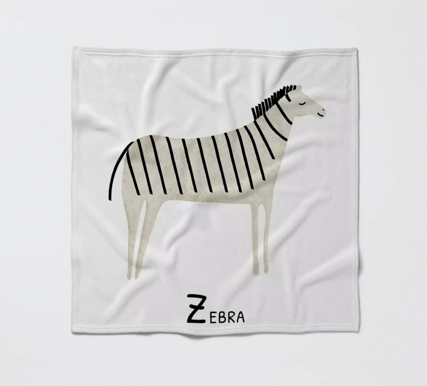 Zebra Fleecedecke von Little Flourishes