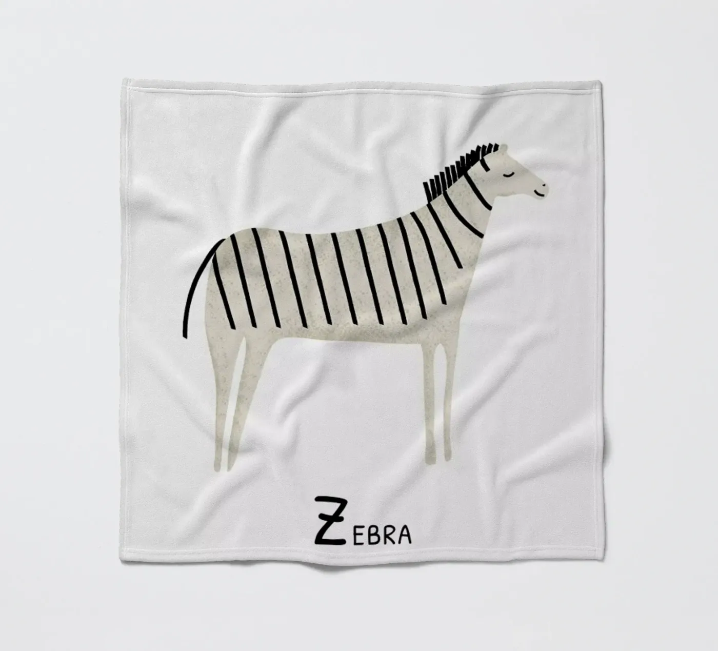 Zebra plaid polaire de Little Flourishes