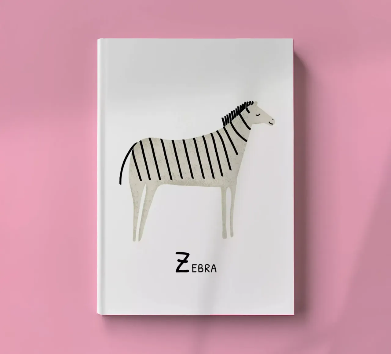 Zebra notebook by Little Flourishes