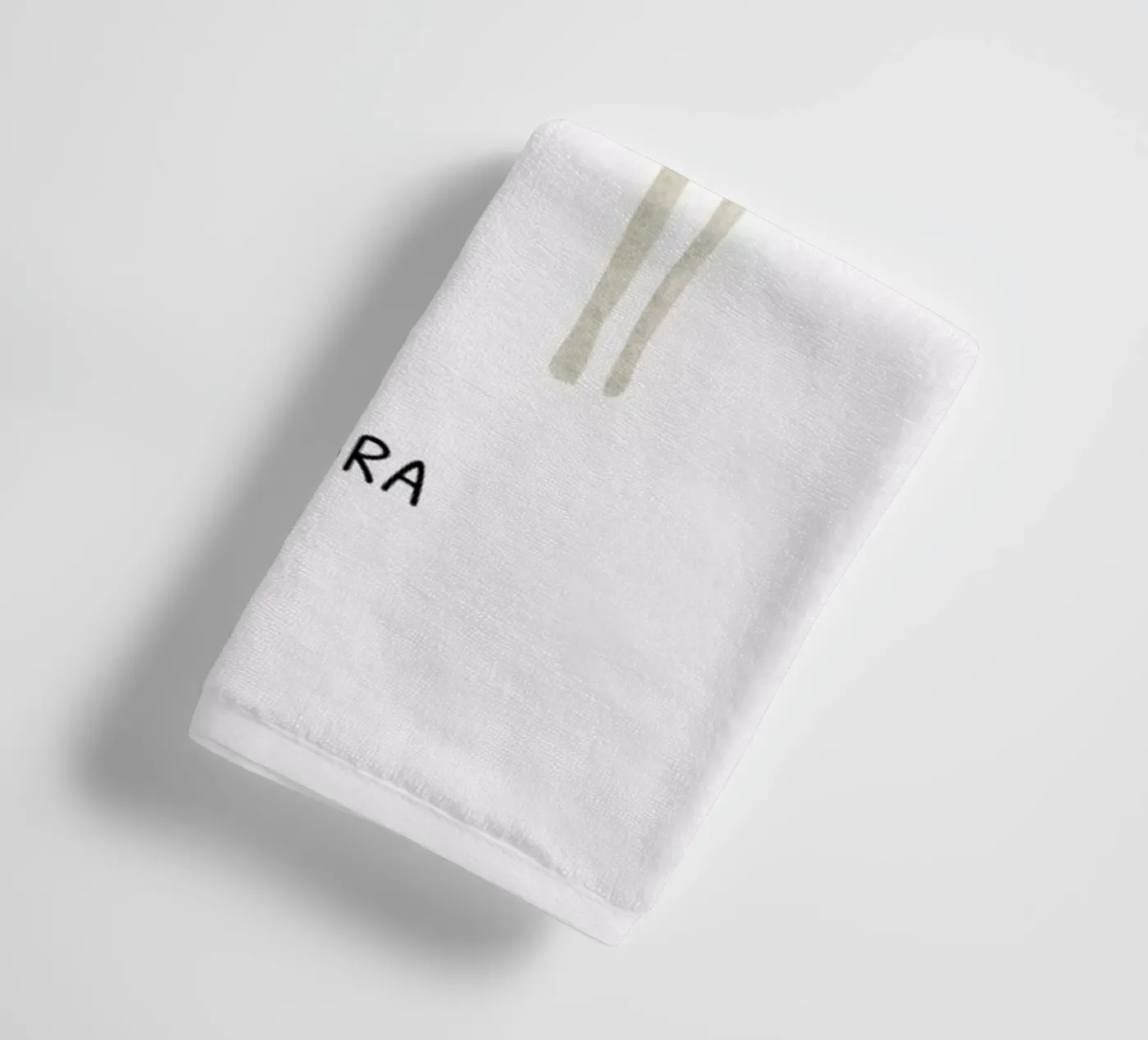 Zebra badhanddoek van Little Flourishes