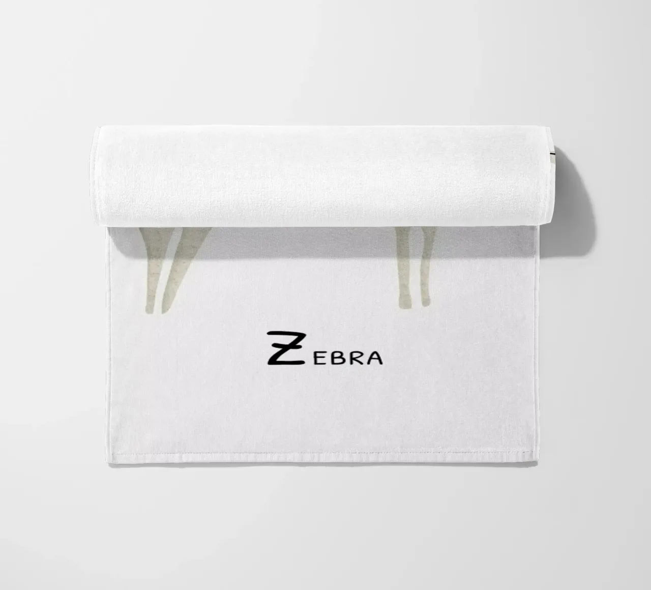 Zebra telo mare da Little Flourishes