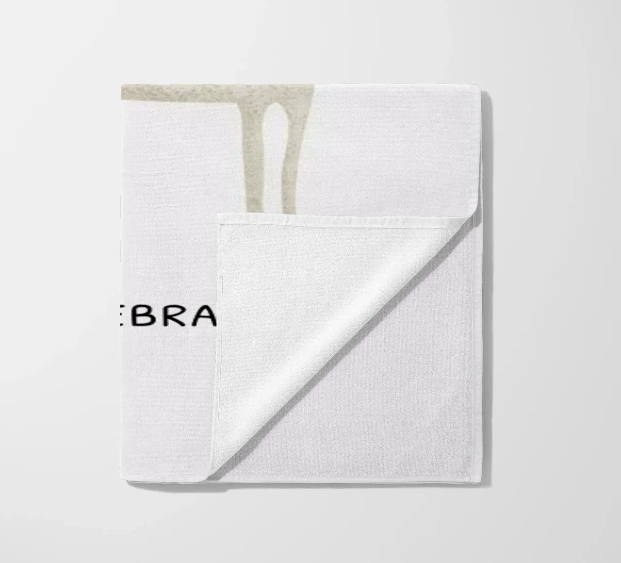 Zebra telo mare da Little Flourishes