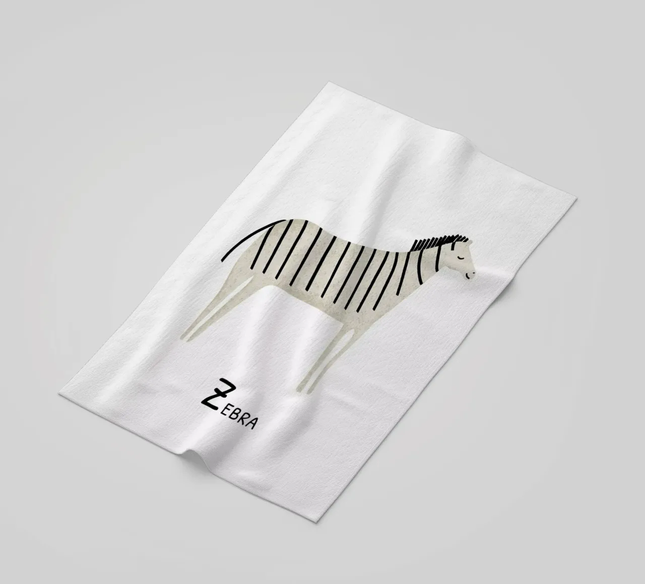 Zebra telo mare da Little Flourishes