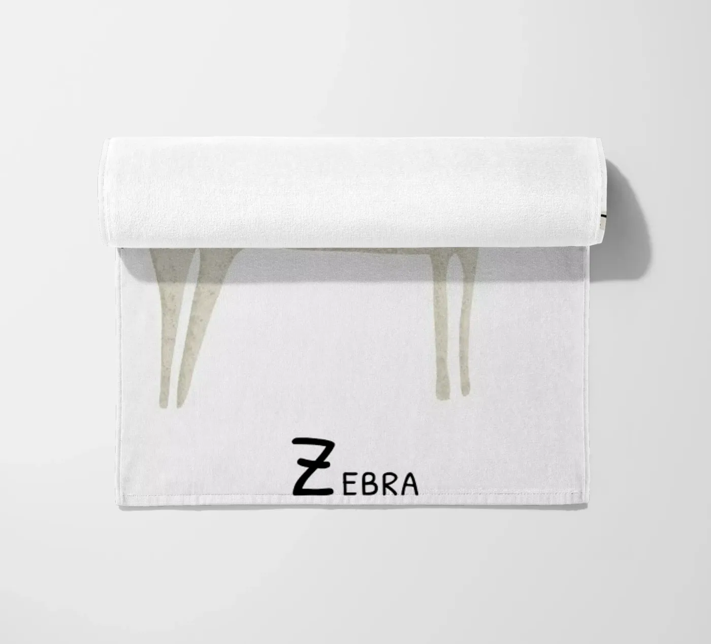Zebra telo mare da Little Flourishes