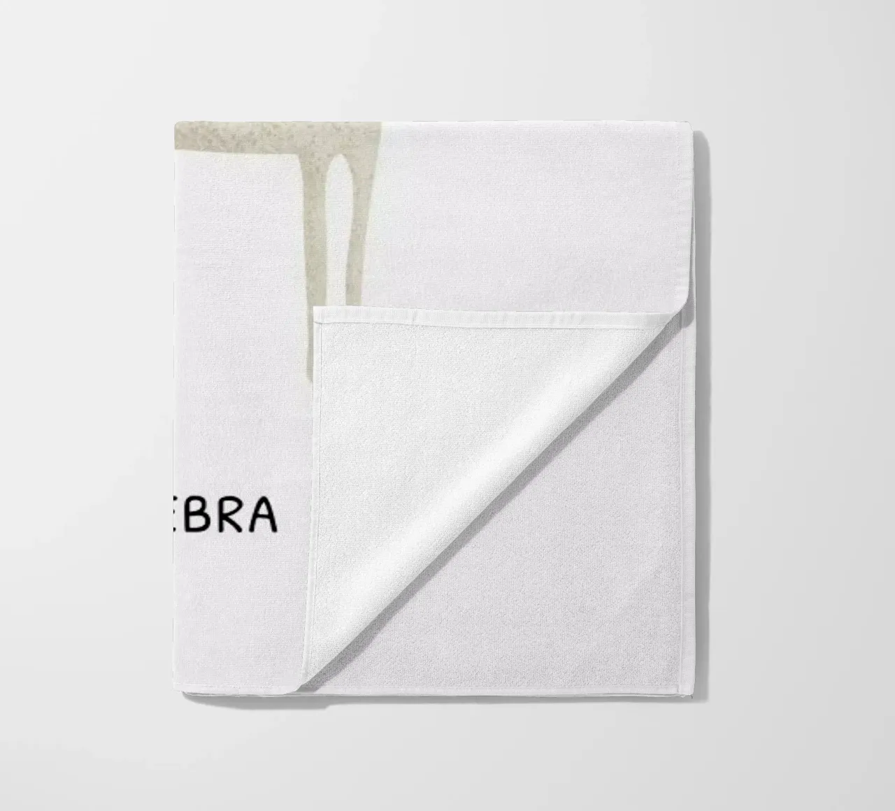 Zebra telo mare da Little Flourishes