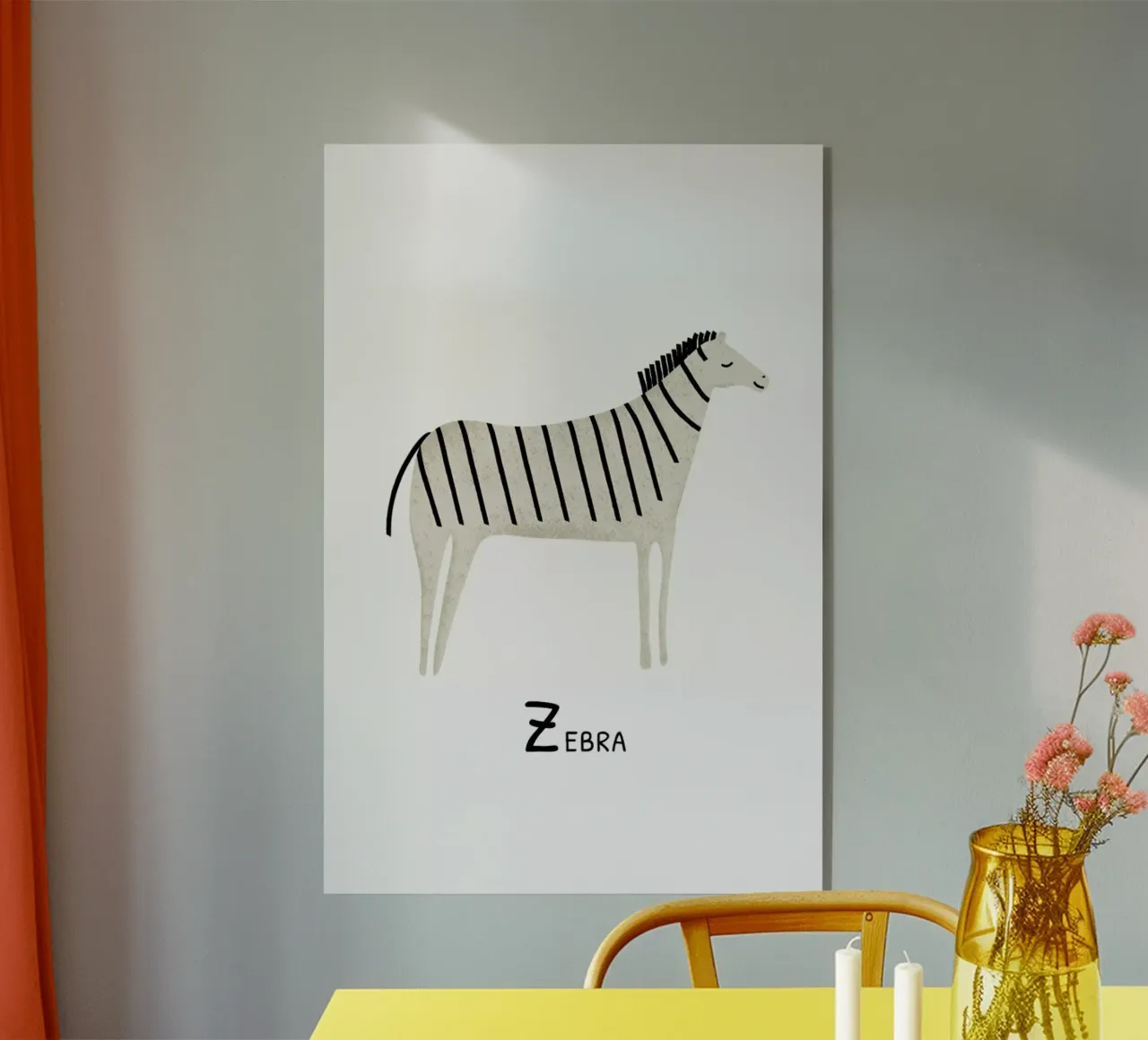 Zebra plexiglass da Little Flourishes