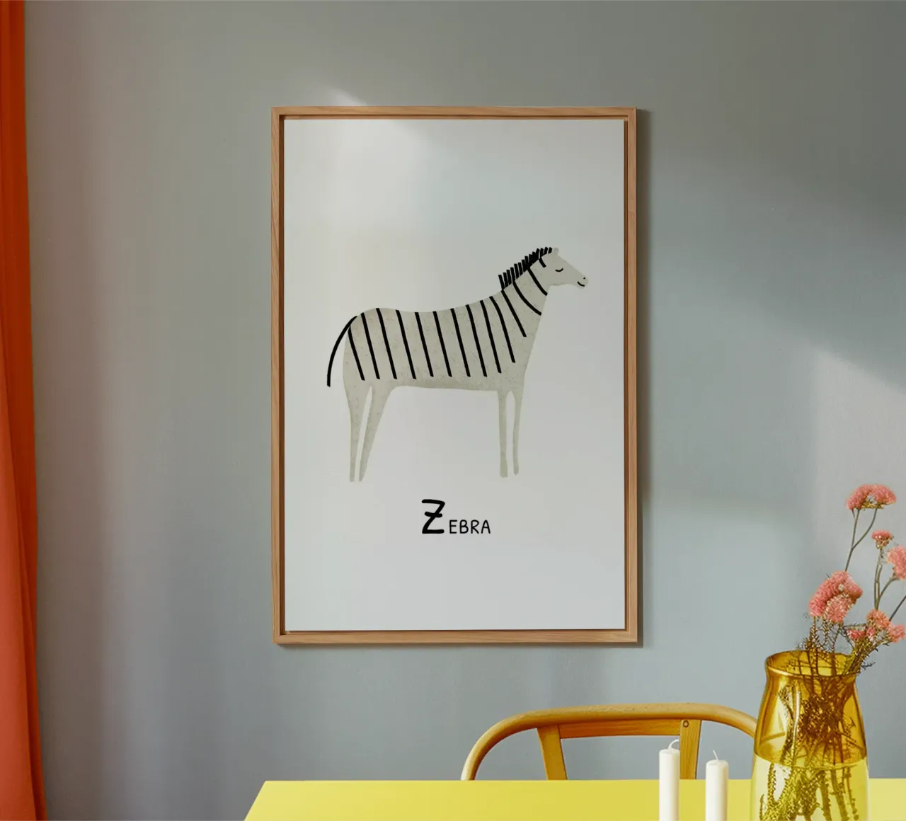 Zebra alluminio dibond da Little Flourishes